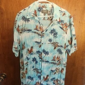 Mens Hawaiian print shirt